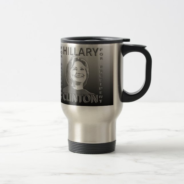 Caneca Térmica Presidente 2016 de Hillary Clinton (Direita)