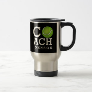 Caneca Térmica Preto conhecido feito sob encomenda do treinador