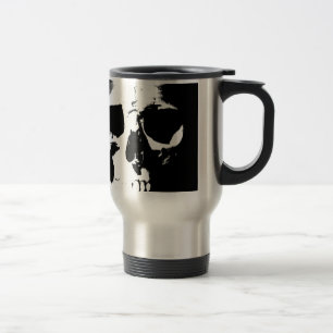 Caneca Térmica Preto e Branco