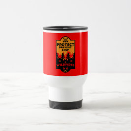 Caneca Térmica Prevenção contra incêndios florestais