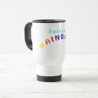 Caneca Térmica Previsão da Taça do Café Rainbows