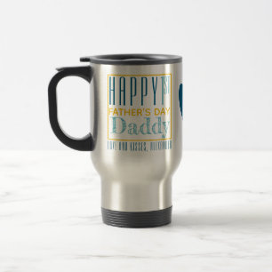 Caneca Térmica Primeiro Dia de os pais Feliz Personalizado
