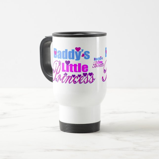Caneca Térmica ▪ ✔ Princesa Pequena Princesa Fabulosa (Frente Esquerda)