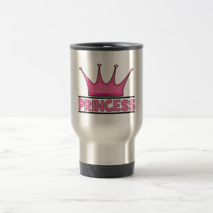 Caneca Térmica Princesa rosa personalizada