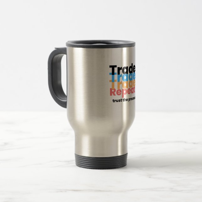 Caneca Térmica Processo Forex Trading (Frente Esquerda)