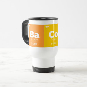 Caneca Térmica Professor de Ciência Química Elementos Químicos Ba