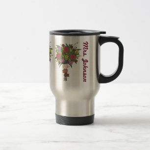 Caneca Térmica Professor de pré-escola Buquê para crianças pequen