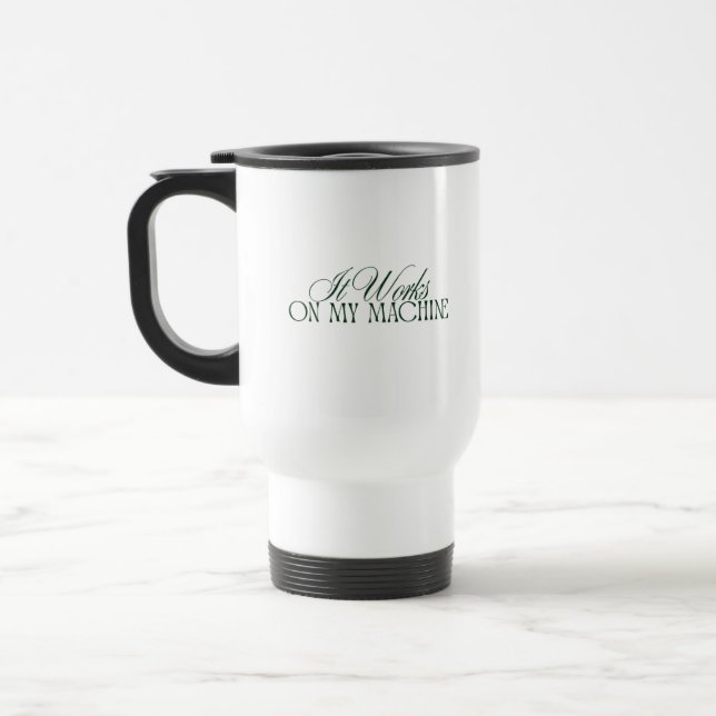 Caneca Térmica Programador Engraçado — Presente (Esquerda)