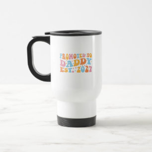 Caneca Térmica Promovido a Papai Est 2027 Anúncio de Novo Papai