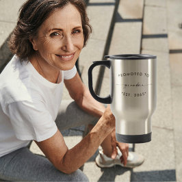 Caneca Térmica Promovido ao Anúncio de Gravidez da Vovó