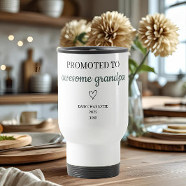 Caneca Térmica Promovido ao Avô Incrível Personalizado