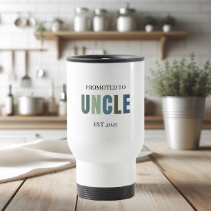 Caneca Térmica Promovido ao Tio EST 2025   Presente personalizado