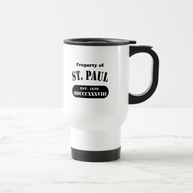 Caneca Térmica Propriedade da Rua. (Direita)