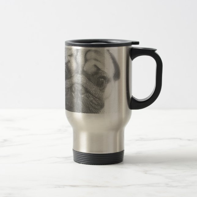 Caneca Térmica Pug Face (Direita)