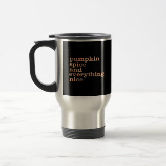 Caneca Térmica Pumpkin Spice E Tudo Muito Engraçado Outono