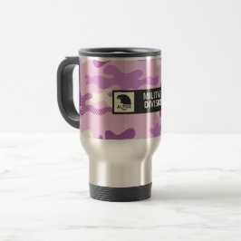 Caneca Térmica Purple Camouflage Pattern