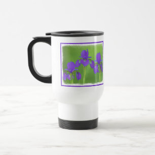 Caneca Térmica Púrpura Iris - Arte Flor Original