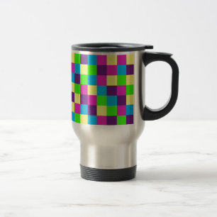 Caneca Térmica Quadrados  padrão