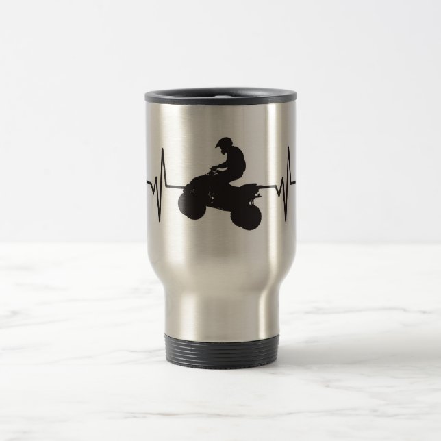 Caneca Térmica Quadrilátero fora de estrada de ATV - pulso da (Centro)