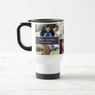 Caneca Térmica Quadro de imagens personalizado do vovô