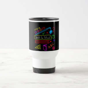 Caneca Térmica Quadro Negro De Volta À Escola