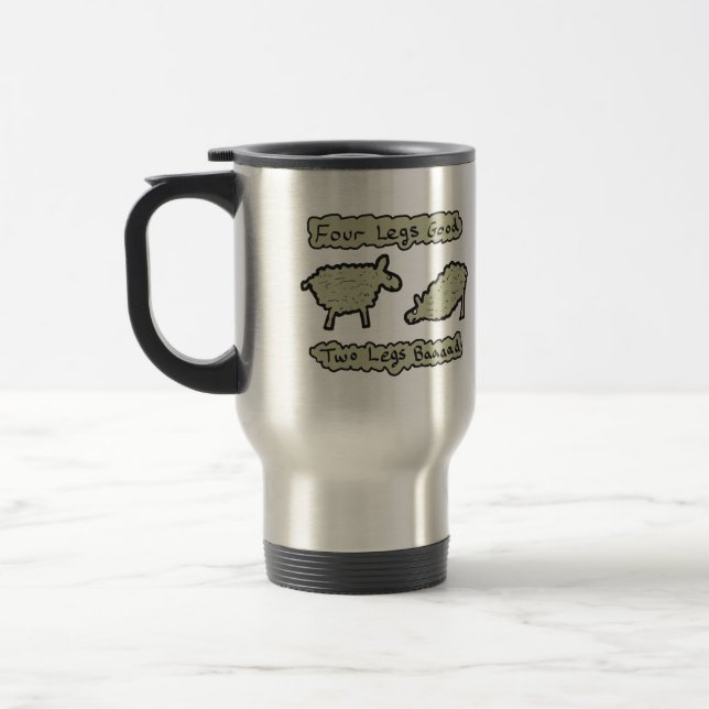 Caneca Térmica Quatro Pernas Boas (Esquerda)
