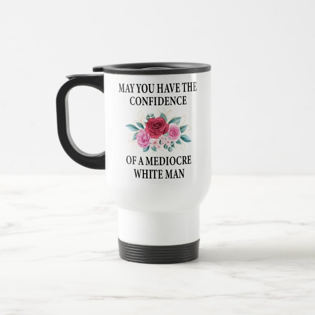Caneca Térmica Que tenha a confiança de um branco mediocre (Esquerda)