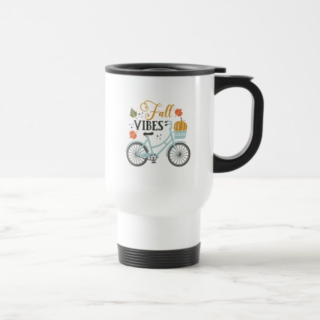 Caneca Térmica Queda de Vibes por Bicicleta (Direita)