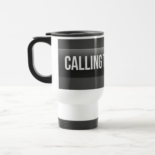 Caneca Térmica "Quem Manda" Profissional Médico (Esquerda)