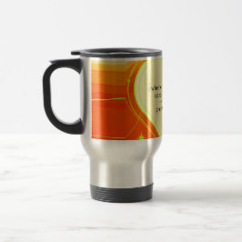Caneca Térmica Quer o Sol Se Ponha ou Permaneça | Amor & Gratidão