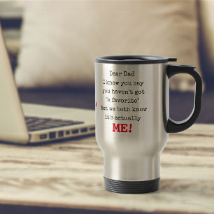 Caneca Térmica Querido Papai de Seu Favorito - Personalizado Dive