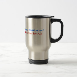 Caneca Térmica Quero o Bernie-Care, Medicare para Todos!