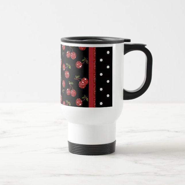 Caneca Térmica RAB Rockabilly Muito Cherry Black (Direita)