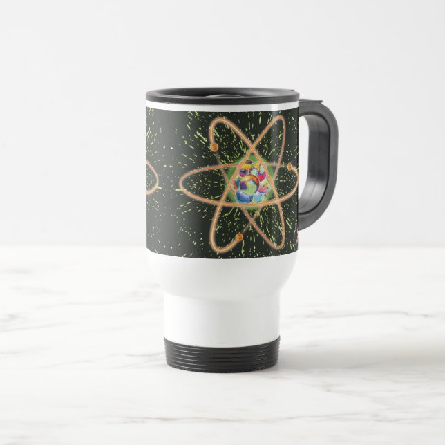 Caneca Térmica Radical Atômico (Frente Esquerda)