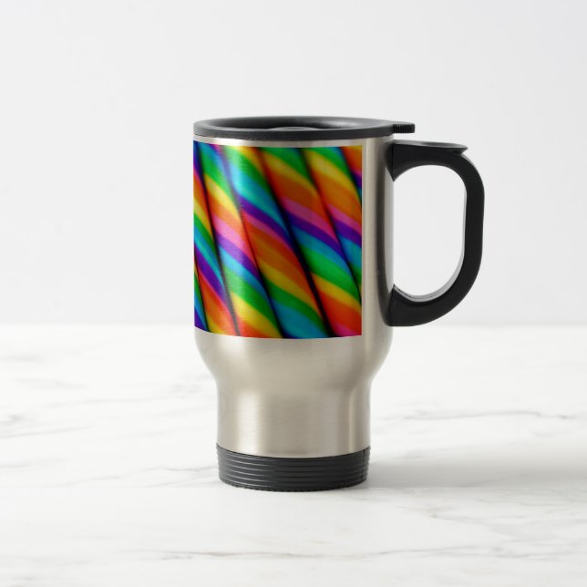Caneca Térmica Rainbow Candy Cane (Direita)