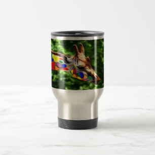 Caneca Térmica Rainbow Giraffe