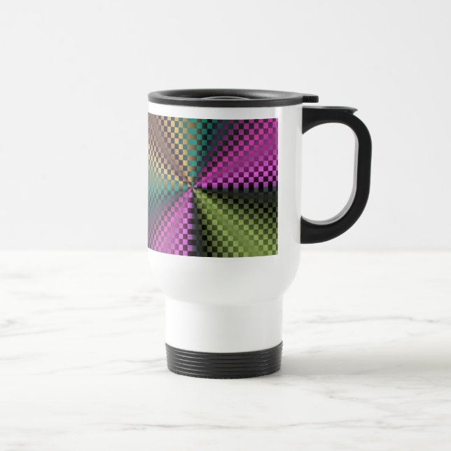 Caneca Térmica Rainbow Squares (Direita)