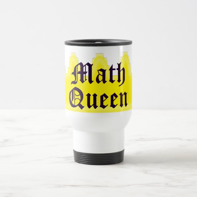 Caneca Térmica Rainha da matemática (Centro)