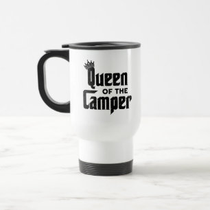 Caneca Térmica Rainha Do Trailer de Acampamento Roupas de Acampam