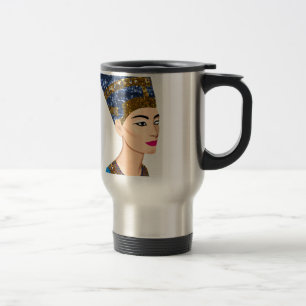 Caneca Térmica rainha egípcia nefertiti