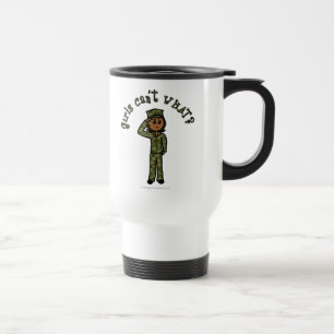 Caneca Térmica Rapariga Militar - Escura