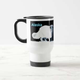 Caneca Térmica Raposa Ártica Brilhante