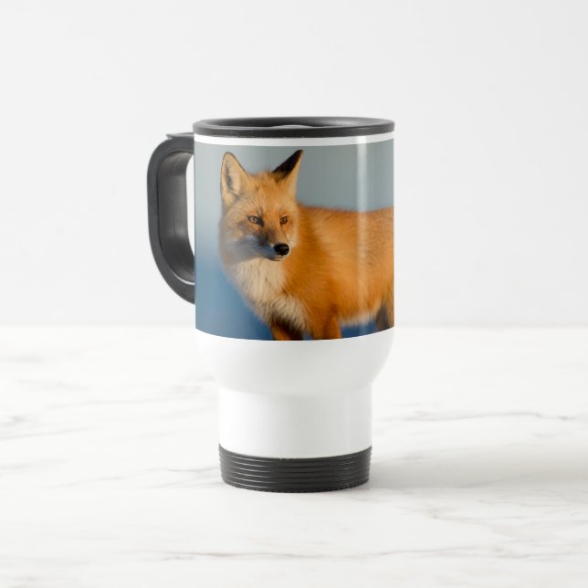 Caneca Térmica Raposa Marrom (Frente Esquerda)