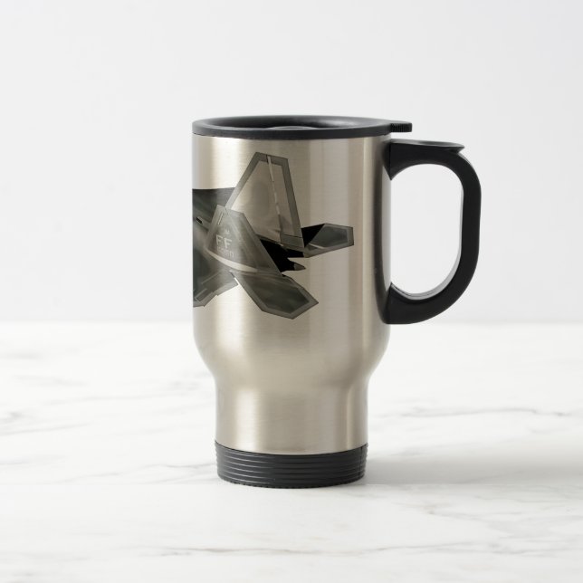 Caneca Térmica Raptor F-22 (Direita)