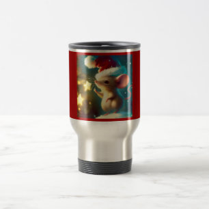 Caneca Térmica Rato de Natal 1