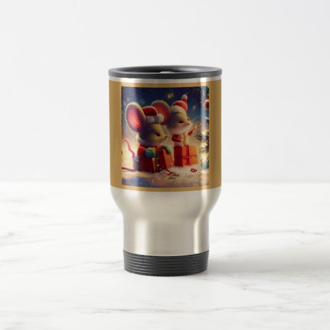Caneca Térmica Rato de Natal 3 (Centro)