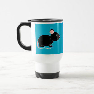 Caneca Térmica Rato preto
