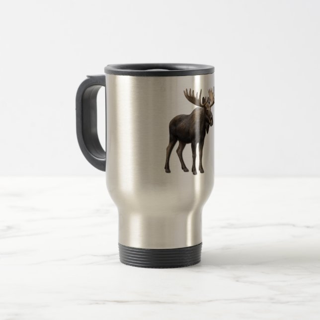 CANECA TÉRMICA REALISTIC MOOSE DESIGN. SAMER BRASIL (Frente Esquerda)