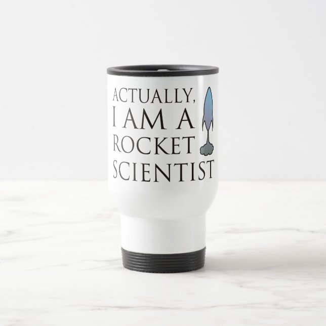 Caneca Térmica Realmente, eu sou um cientista do foguete (Centro)