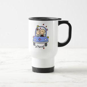 Caneca Térmica Recém-Casados Camisetas e Presentes para Noiva e N
